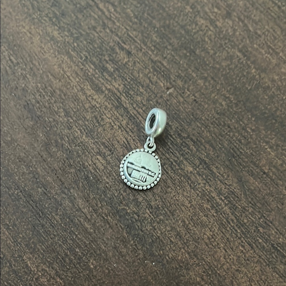 Silver Washington DC Charm Pendant